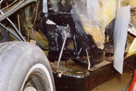 Left front support